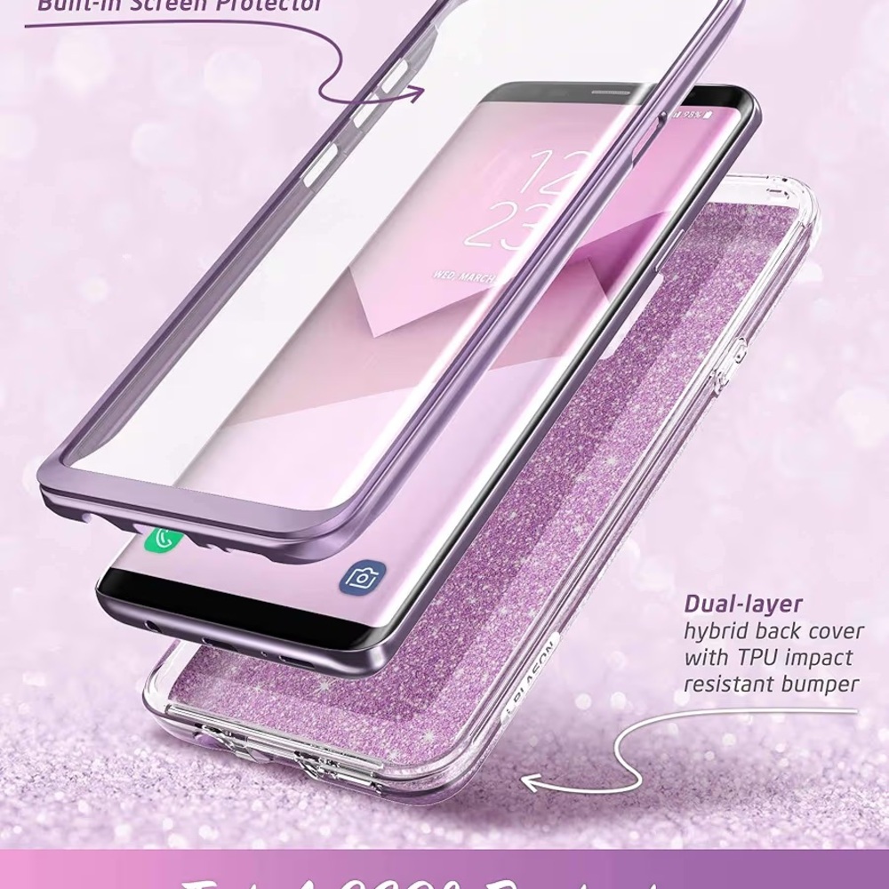 i-Blason Cosmo Series Case for Galaxy S9 (2018 Release), Slim Full-Body Stylish - Picture 2 of 7